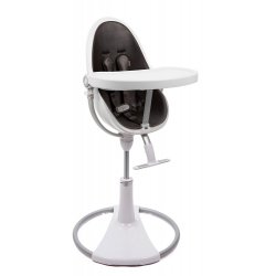 white-black - Стульчик для кормления Bloom Fresco Chrome White / Black Comfort